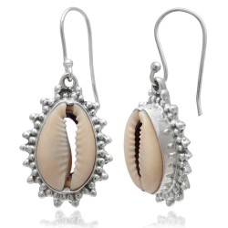 Silver Earrings Shell Earrings - 18*25mm