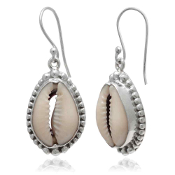 Silver Earrings Shell Earrings - 16*26mm