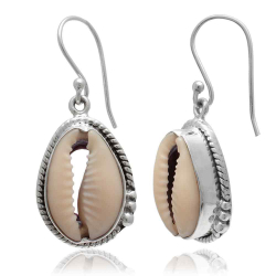 Silver Earrings Shell Earrings - 16*25mm