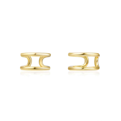 Pendiente Plata Lisa Pendientes Earcuff - 10mm