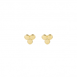 Pendiente Plata Lisa Pendientes Dormilonas 3 Chapas 6 mm