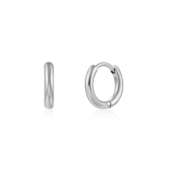 Silver Earrings Hoop Earring 11mm