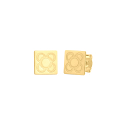 Silver Earrings Panot of Barcelona Earrings - 9mm - Gold Plated and Silver