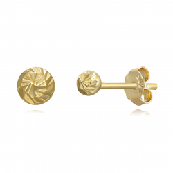 Pendiente Plata Lisa Pendientes Corte de luna 3 mm - Bañado Oro y Plata Rodiada