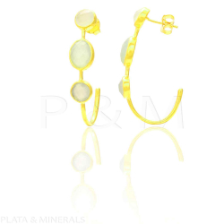 Boucles D'Oreilles Argent Minéral Boucles d'oreilles Minéral