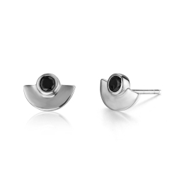 Boucles D'Oreilles Argent Zircone Boucles d'oreilles Zircone - Éventail