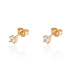 Boucles D'Oreilles Argent Zircone Boucles d'oreilles Zircone - 2,5 mm