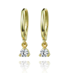 Boucles D'Oreilles Argent Zircone Boucles d'oreilles Argent - Anneau 11 mm Zircone