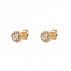 Silver Zircon Earrings Zirconia Earrings