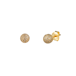 Boucles D'Oreilles Argent Zircone Boucles d'oreilles Zircone - Boule 6 mm