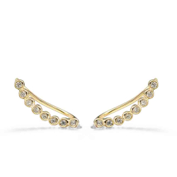 Boucles D'Oreilles Argent Zircone Boucles d'oreilles Zircone - Climber 8 CZ