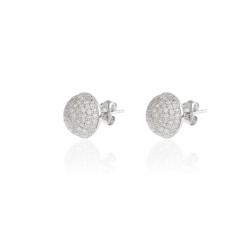 Pendiente Plata Circonita Pendiente Circonita 9mm RH