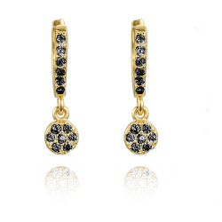 Silver Zircon Earrings Cruz Earring - White Zircon