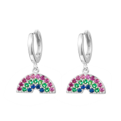 Boucles D'Oreilles Argent Zircone Boucles d'oreilles Zircone