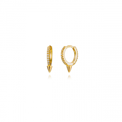 Boucles D'Oreilles Argent Zircone Boucles d'oreilles Zircone - Anneau