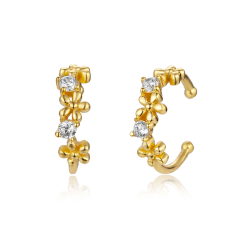 Boucles D'Oreilles Argent Zircone Boucle d'oreille Zircone - Earcuff