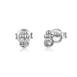 Silver Zircon Earrings Zirconia Earrings