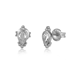 Silver Zircon Earrings Zirconia Earrings