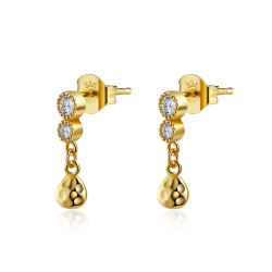 Boucles D'Oreilles Argent Zircone Boucles d'oreilles Zircone - 2 CZ