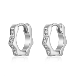 Silver Zircon Earrings Zirconia Earrings