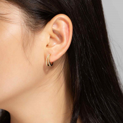 Ohrringe Silber Zirkonia Ohrringe Zirkonia - Ear Cuff