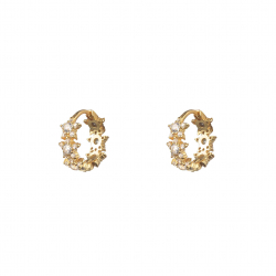 Boucles D'Oreilles Argent Zircone Boucles d'oreilles Zircone - Étoile - 12 mm