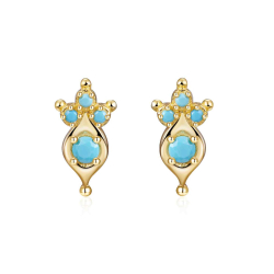 Boucles D'Oreilles Argent Zircone Boucles d'oreilles Zircone