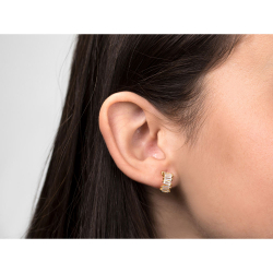 Silver Zircon Earrings Zirconia Earrings