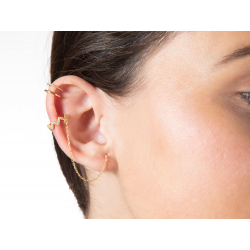 Ohrringe Silber Zirkonia Ohrringe Zirkonia - Ear Cuff - Zirkonia