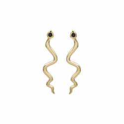 Pendiente Plata Circonita Pendientes Circonita - Serpiente 20mm