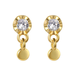 Silver Zircon Earrings Zircon Earring - Zircon