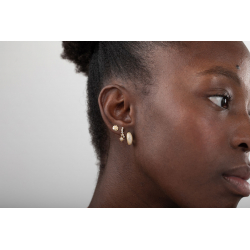 Silver Zircon Earrings Silver Earrings 6mm - Zirconia - Gold Plated and Rhodium Silver