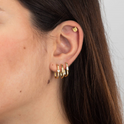 New Arrivals Steel Piercings - 5mm Bear - Gold Plated