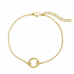 Pulsera Acero Liso Pulsera Acero - Circulo - 19+4 cm