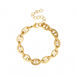 Steel Bracelets Steel Bracelet - Anchor Link - 16 + 4 cm - Gold Color