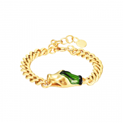 Steel Bracelets Snake Bracelet - 30*15mm Links - 20+4cm - Gold Color