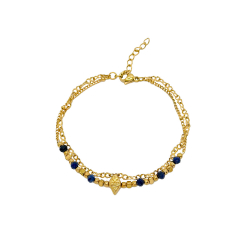 Pulsera Acero Mineral Pulsera Acero Mineral - Concha -  17 + 4 cm - Color Oro