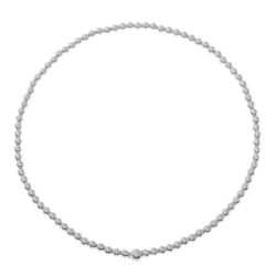 Bracelets Argent Lisse Bracelet Argent - Billes 2 mm - Argent