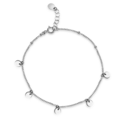 Armbänder Glattes Silber Armband Silber - Kreise 4 mm