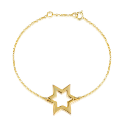 Pulsera Plata Lisa Pulsera Plata - Estrella 9mm