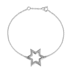 Pulsera Plata Lisa Pulsera Plata - Estrella 9mm