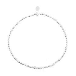 Bracelets Argent Lisse Bracelet Argent - Billes 2 mm