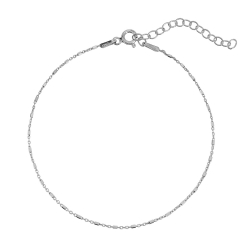 Armbänder Glattes Silber Armband Silber - 22 cm