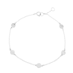 Silver Bracelets Silver Bracelet - 3.5mm Circles