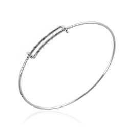 Bracelets Argent Lisse Bracelet Argent - Ajustable