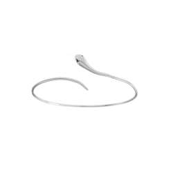 Bracelets Argent Lisse Bracelet Argent - Serpent