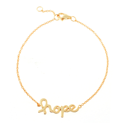 Pulsera Plata Lisa Pulsera Plata - Hope 11*22mm