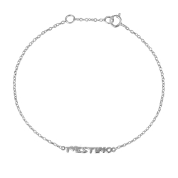 Armbänder Glattes Silber Armband Silber - T´estimo