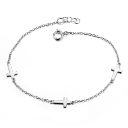 Silver Bracelets Silver Bracelet - 10*6mm Cross