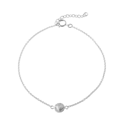 Bracelets Argent Lisse Bracelet Argent - Cœur 6 mm